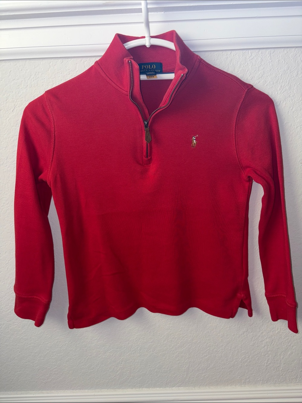Polo by Ralph Lauren Kids Red Half-Zip Pullover